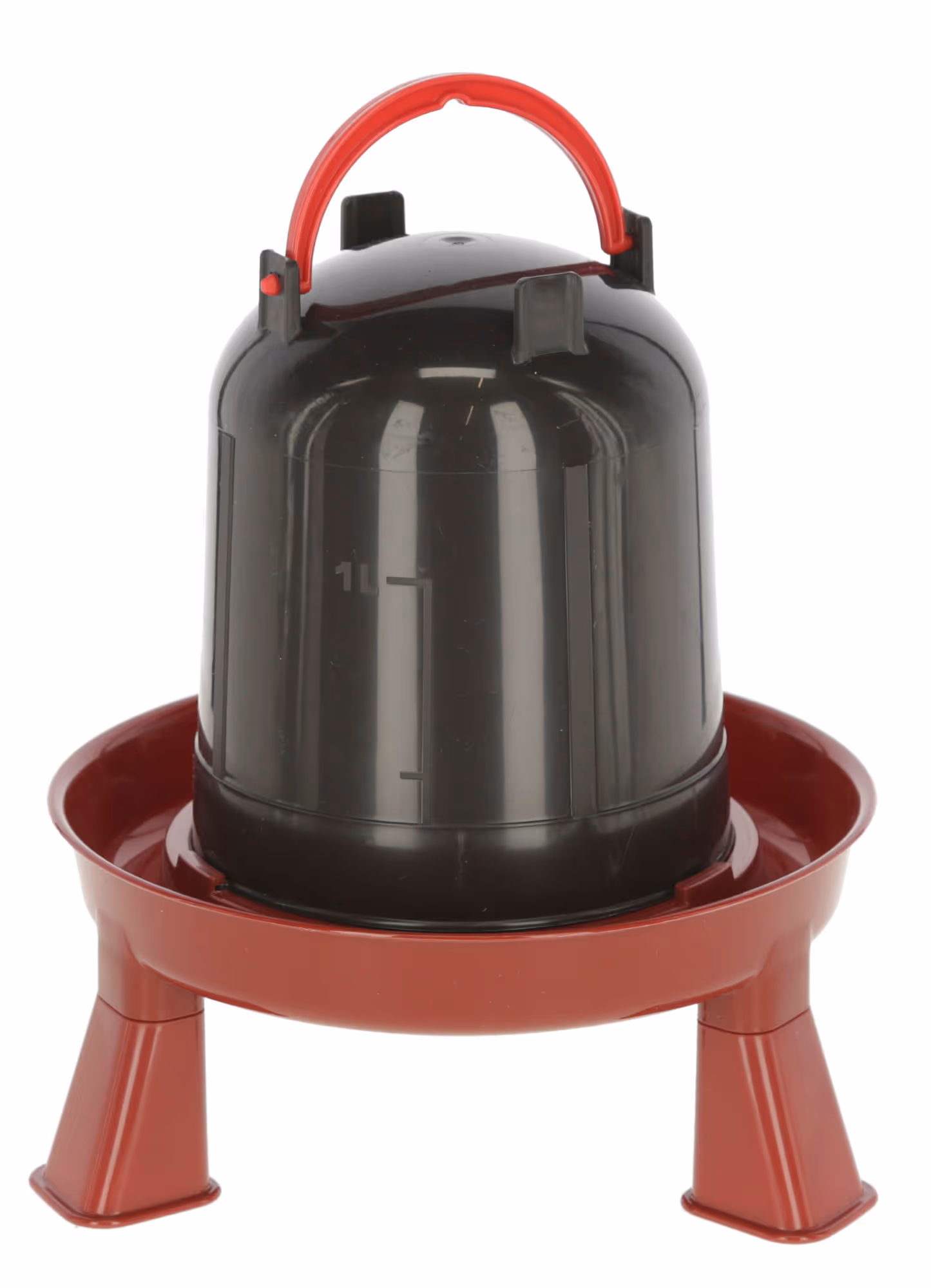 Abreuvoir recyclé avec pied pour poule, 1,5l
