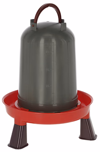 Abreuvoir recyclé avec pied pour poule, 5l