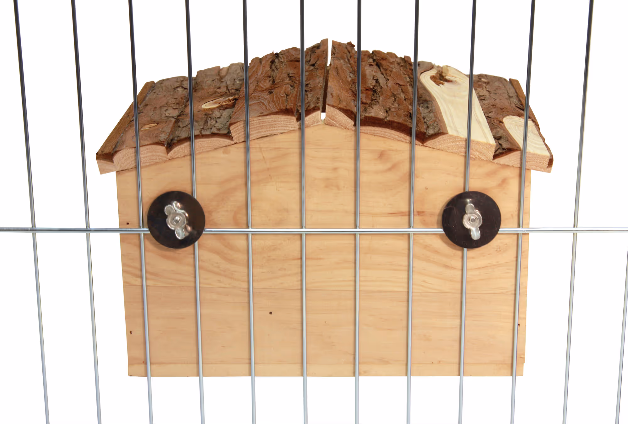 Abri pour rongeur Nature fixation grille, 31X22,5X20cm