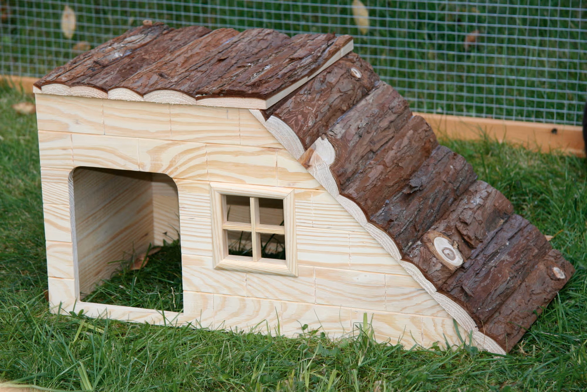 Abri pour rongeur Nature, rampe, 49X25X25cm