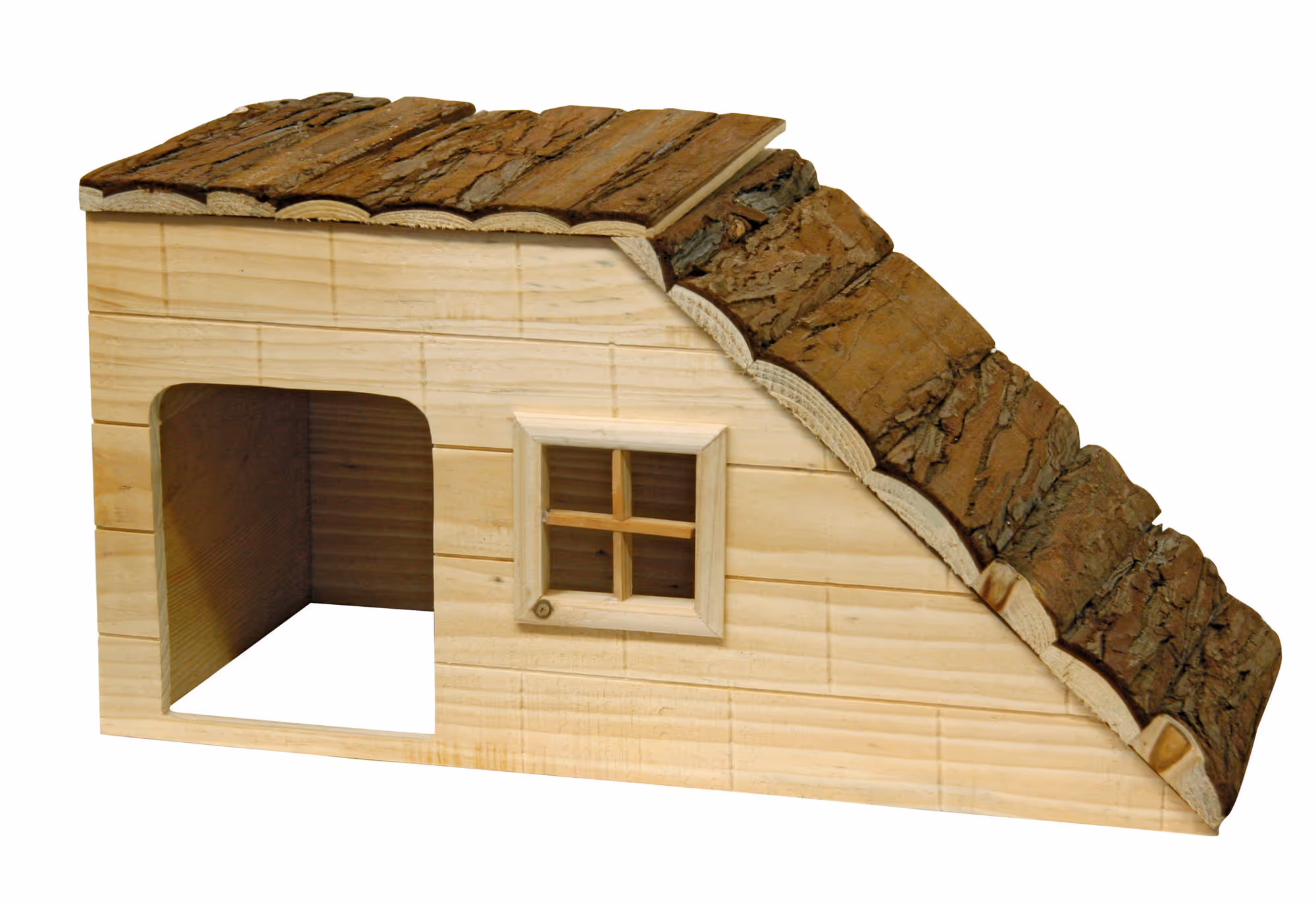 Abri pour rongeur Nature, rampe, 49X25X25cm