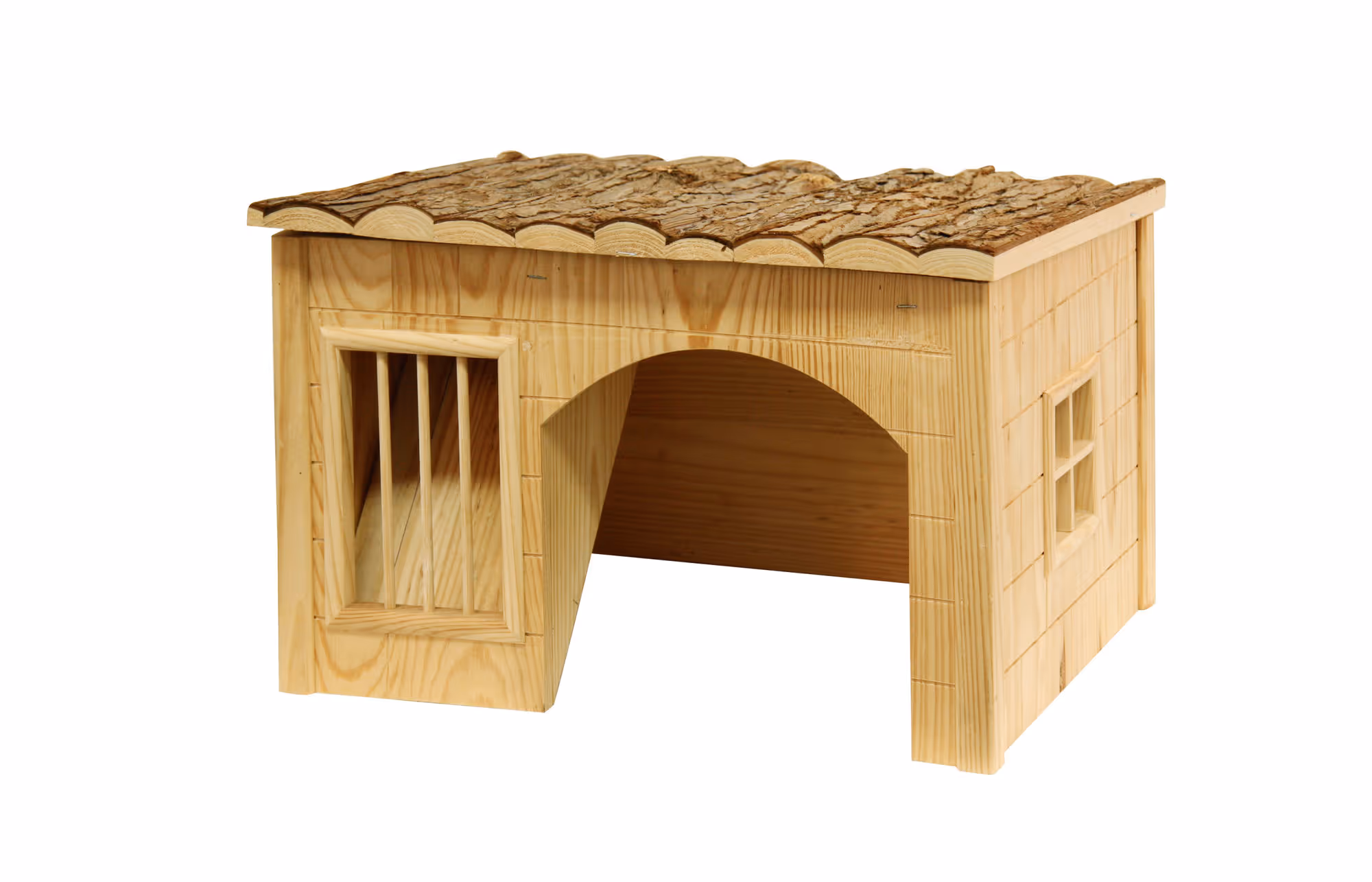Abri pour rongeur Nature, râtelier, 54X41X30cm