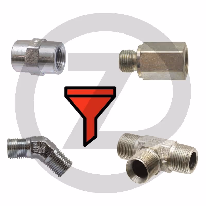 AD 3/4 MGCY x 1/2 FG L=43 - adaptateur droit