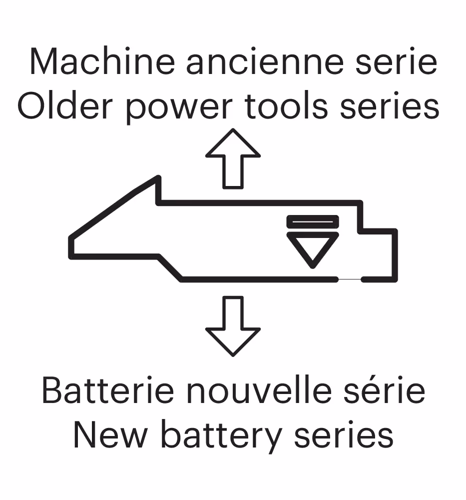 ADAPTATEUR BATTERIE OLD-NEW