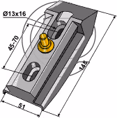 Adaptateur complet cultivateur lourd Série 410 Adaptable