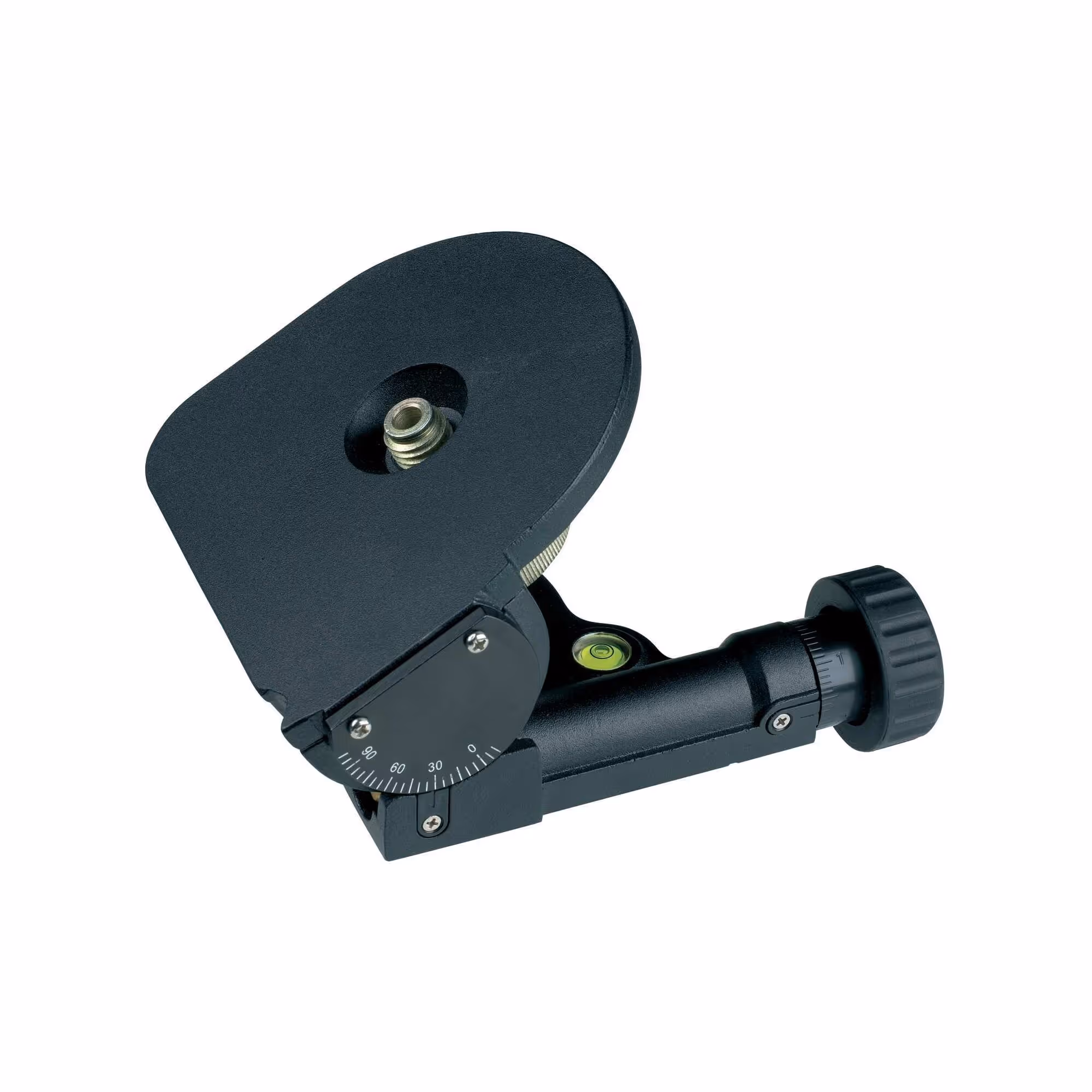 Adaptateur de pente pour laser rotatif - filetage universel de la tête : 5/8" / réglage des angles graduées (°) : 0-90 / ajustement précis des angles (mm) : 0,1