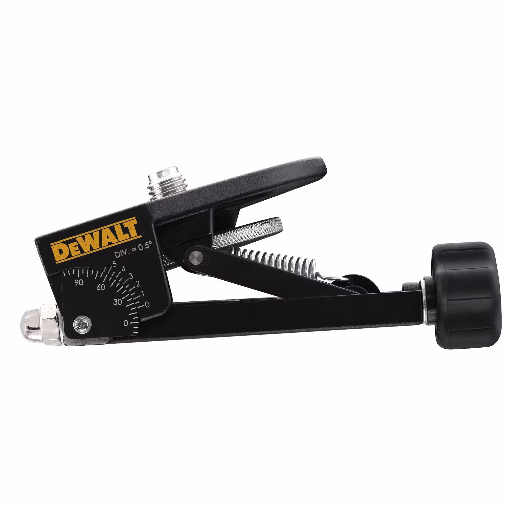 Adaptateur de pente pour laser rotatif - filetage universel de la tête : 5/8" / réglage des angles graduées (°) : 0-90 / ajustement précis des angles (mm) : 0,1