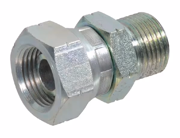 Adaptateur droit mâle femelle tournant M18