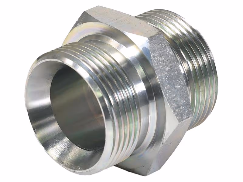 Adaptateur hydraulique 1-1/4'' BSP mâle x 1-1/4'' BSP mâle - ref 20HMK4S