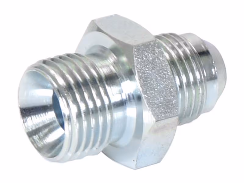 Adaptateur hydraulique 1/2'' BSP mâle x 3/4'' JIC mâle