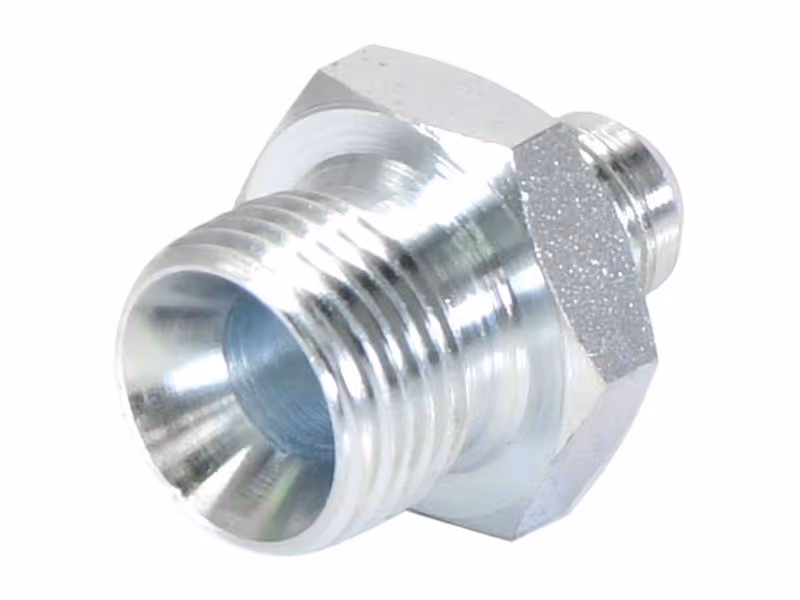 Adaptateur hydraulique 1/2'' BSP mâle x 9/16'' JIC mâle
