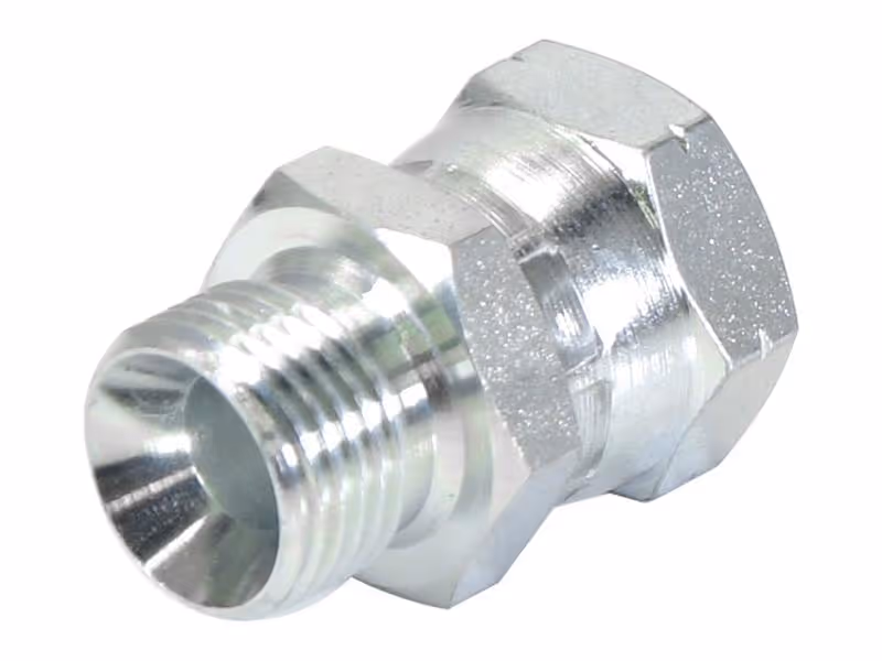 Adaptateur hydraulique 1/2'' BSP mâle x M22 x 1.50 Métriques Femelle pivotante