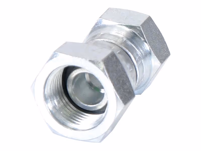 Adaptateur hydraulique 1/2'' BSP Femelle pivotante x 5/8'' BSP Femelle pivotante