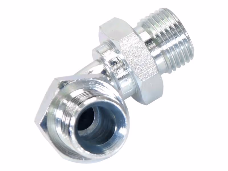 Adaptateur hydraulique 1/2'' BSP mâle x 1/2'' BSP mâle Raccord coudé 90°