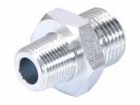 Adaptateur hydraulique 1/2'' BSP mâle x 3/8'' BSPT mâle