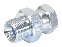 Adaptateur hydraulique 1/2'' BSP mâle x 1/4'' BSP Femelle pivotante