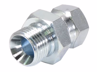 Adaptateur hydraulique 1/2'' BSP mâle x 3/8'' BSP Femelle pivotante