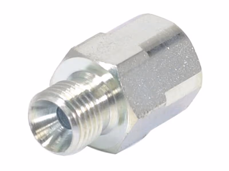 Adaptateur hydraulique 1/4'' BSP mâle x 1/4'' BSP Fixe femelle