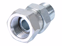 Adaptateur hydraulique 1/4'' BSP mâle x 1/2'' BSP Femelle pivotante