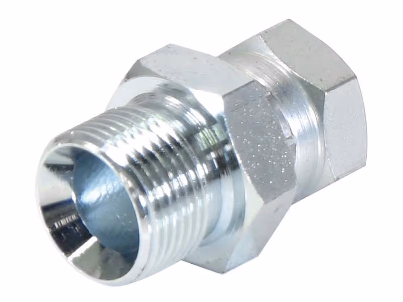 Adaptateur hydraulique 3/4'' BSP mâle x 1/2'' BSP Femelle pivotante