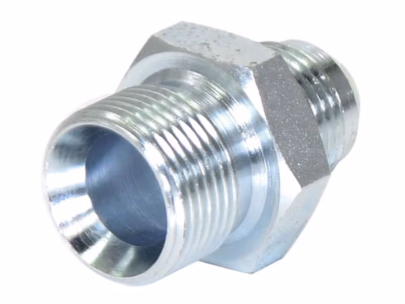 Adaptateur hydraulique 3/4'' BSP mâle x 7/8'' JIC mâle