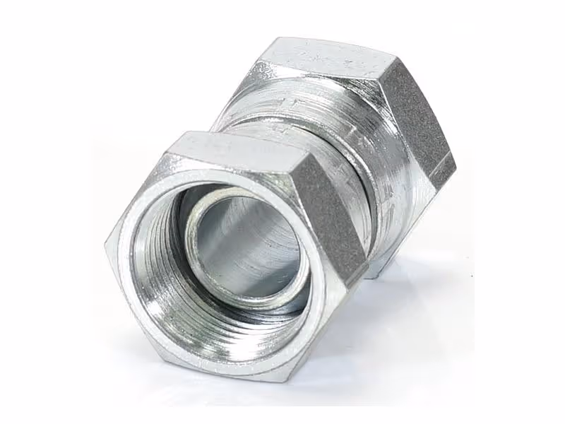 Adaptateur hydraulique 3/4'' BSP Femelle pivotante x 3/4'' BSP Femelle pivotante