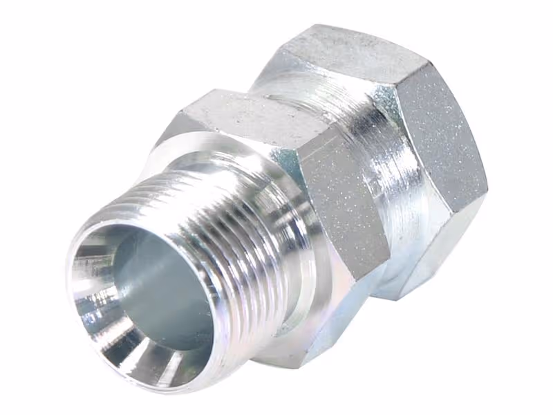 Adaptateur hydraulique 3/4'' BSP mâle x 3/4'' BSP Femelle pivotante