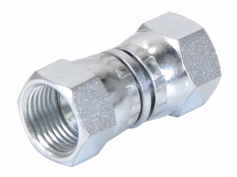 Adaptateur hydraulique 3/4'' JIC Femelle pivotante x 3/4'' JIC Femelle pivotante