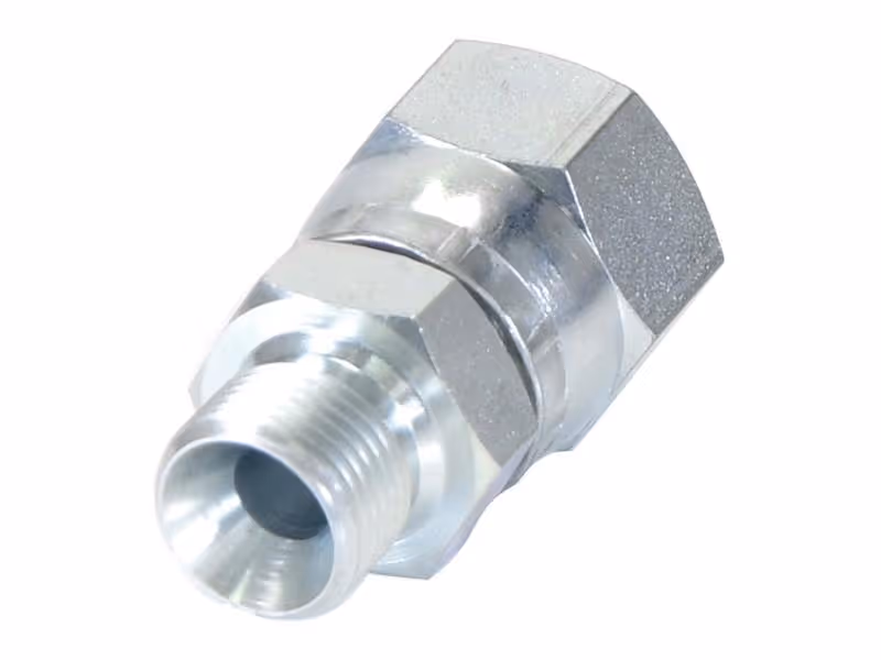 Adaptateur hydraulique 3/8'' BSP mâle x 7/8'' JIC Femelle pivotante