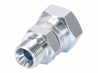 Adaptateur hydraulique 3/8'' BSP mâle x 1/2'' BSP Femelle pivotante