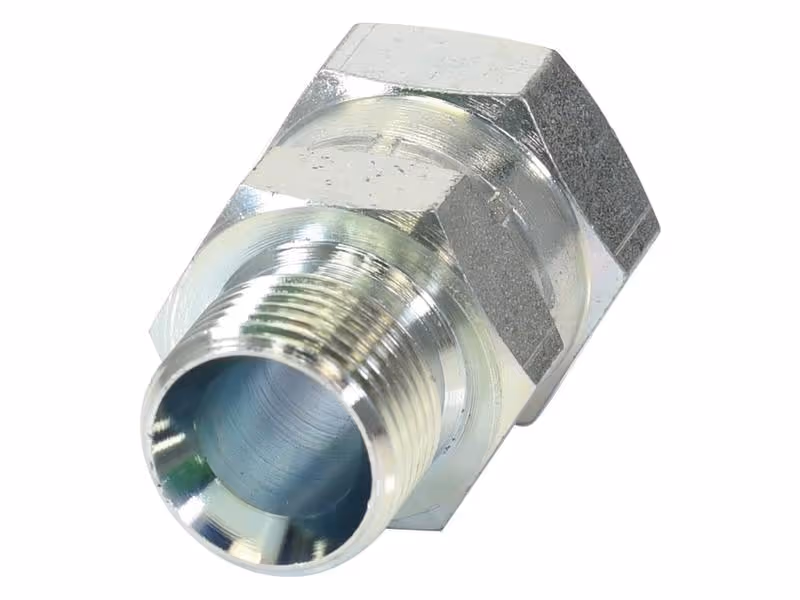 Adaptateur hydraulique 5/8'' BSP mâle x 1/2'' BSP Femelle pivotante