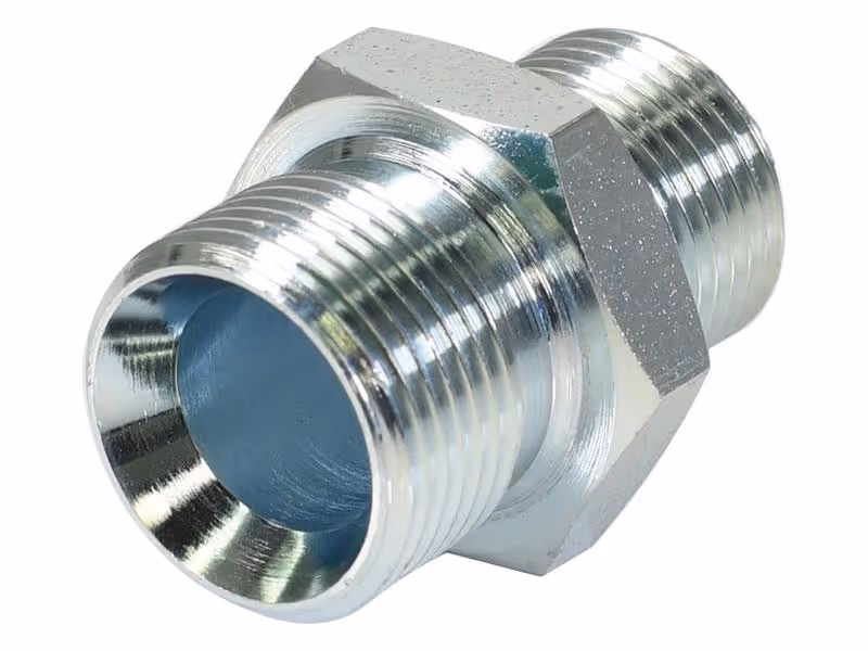 Adaptateur hydraulique 5/8'' BSP mâle x 3/4'' BSP mâle