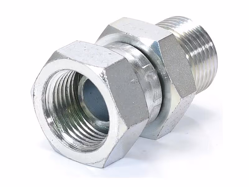 Adaptateur hydraulique 5/8'' BSP mâle x 5/8'' BSP Femelle pivotante