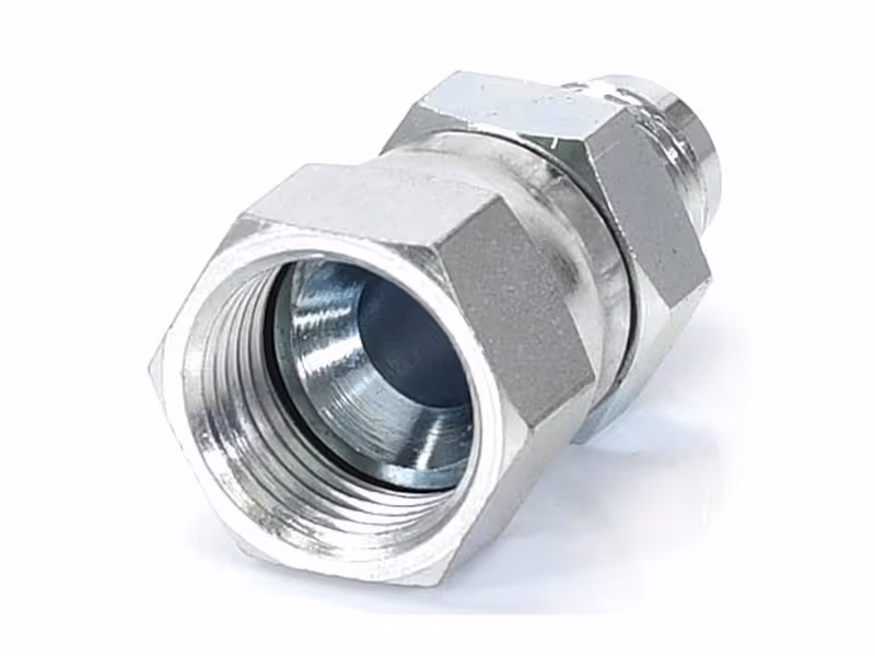 Adaptateur hydraulique 9/16'' JIC mâle x 3/4'' JIC Femelle pivotante