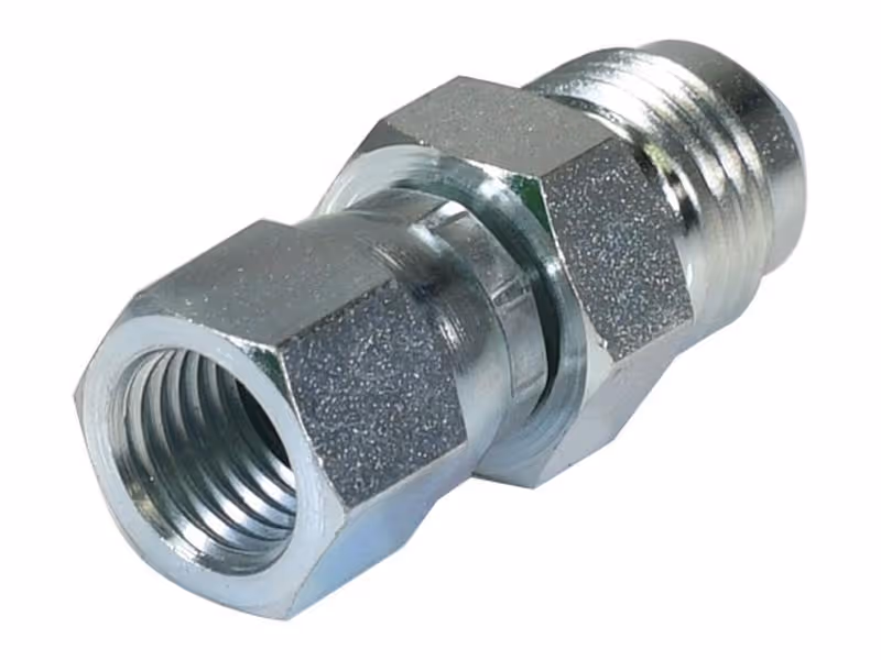 Adaptateur hydraulique 9/16'' JIC mâle x 7/16'' JIC Femelle pivotante