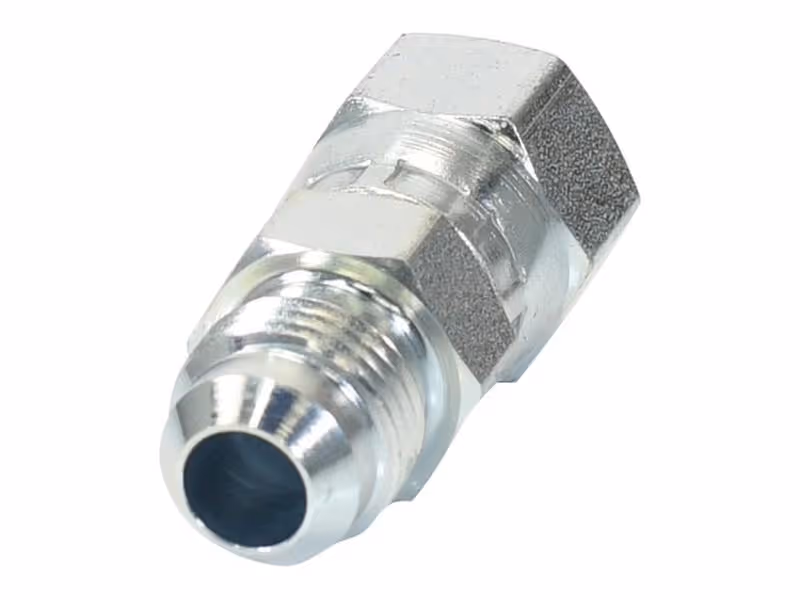 Adaptateur hydraulique 9/16'' JIC mâle x 9/16'' JIC Femelle pivotante