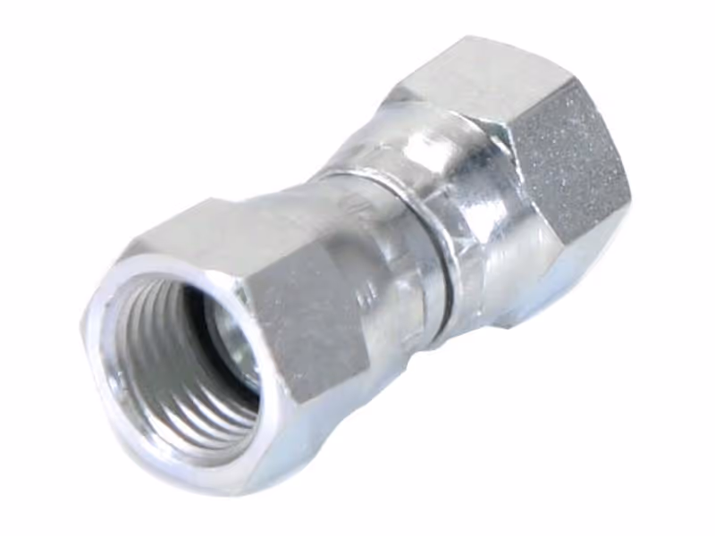Adaptateur hydraulique 9/16'' JIC Femelle pivotante x 9/16'' JIC Femelle pivotante