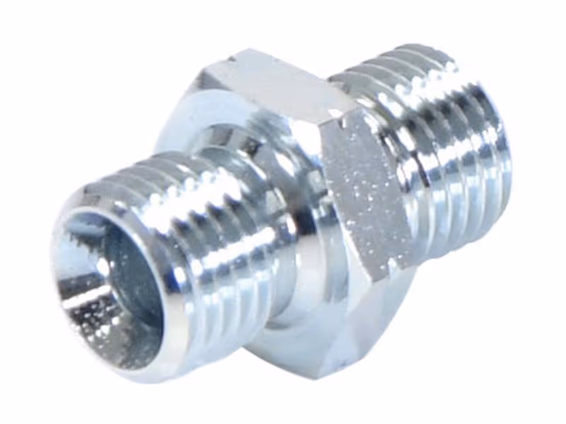 Adaptateur hydraulique M12 x 1.50 Côtes Métriques mâle x M14 x 1.50 Côtes Métriques mâle