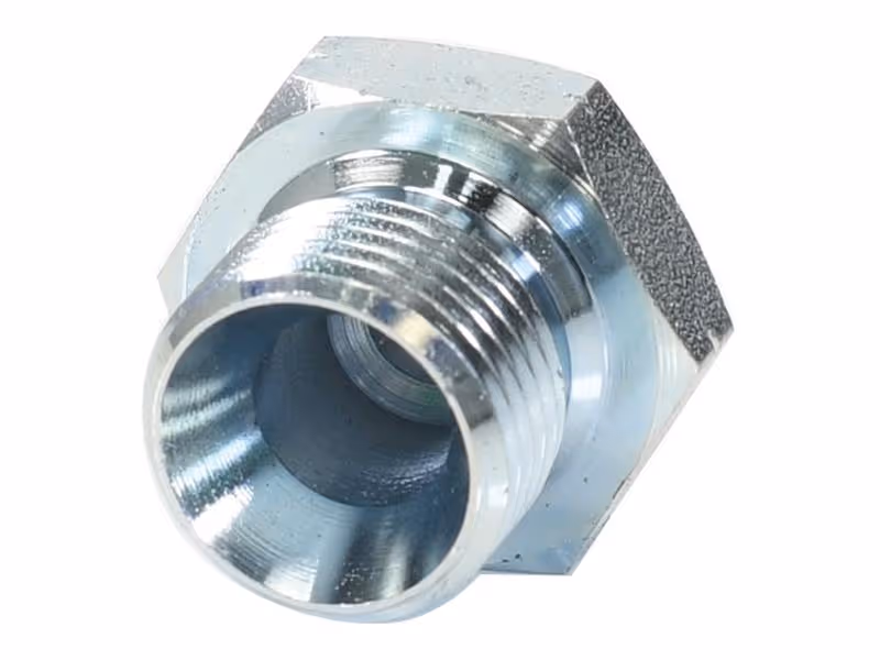 Adaptateur hydraulique M14 x 1.50 Côtes Métriques mâle x 1/2'' BSP mâle