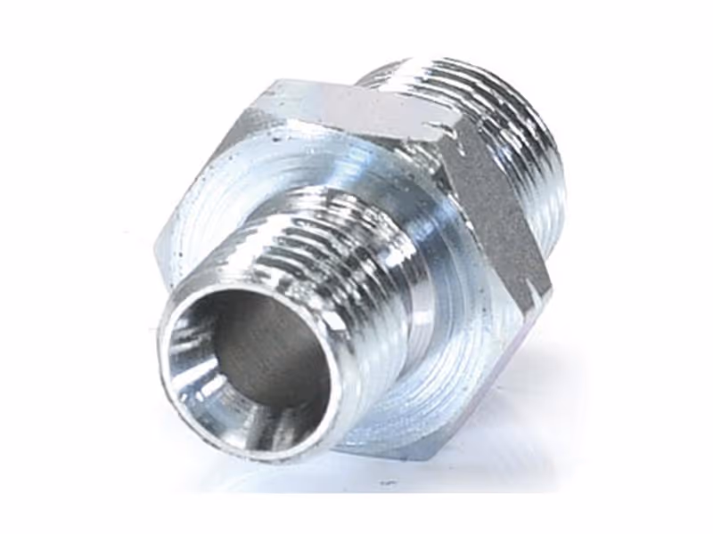 Adaptateur hydraulique M14 x 1.50 Côtes Métriques mâle x 3/8'' BSP mâle
