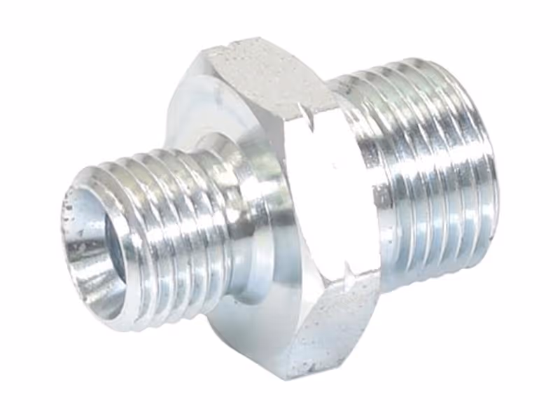 Adaptateur hydraulique M14 x 1.50 Côtes Métriques mâle x M18 x 1.50 Côtes Métriques mâle