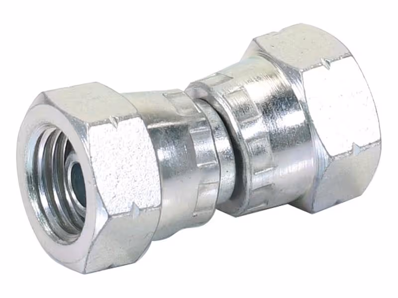 Adaptateur hydraulique M14 x 1.50 Métriques Femelle pivotante x M14 x 1.50 Métriques Femelle pivotante