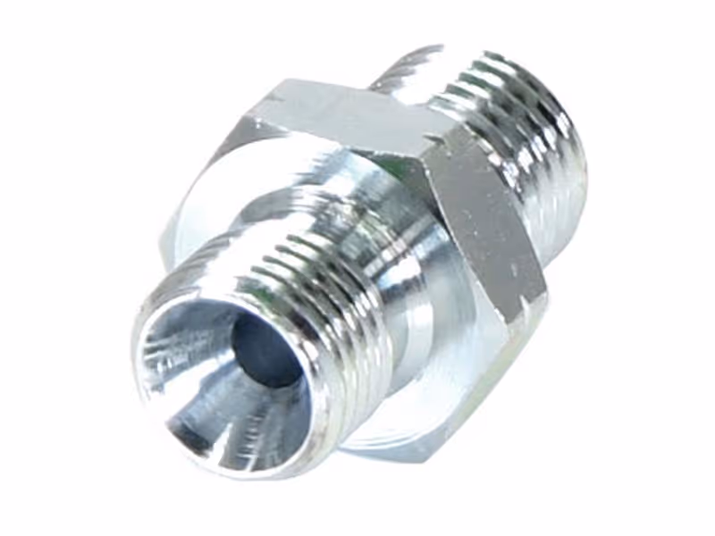 Adaptateur hydraulique M14 x 1.50 Côtes Métriques mâle x 1/4'' BSP mâle