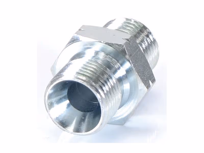 Adaptateur hydraulique M16 x 1.50 Côtes Métriques mâle x 3/8'' BSP mâle