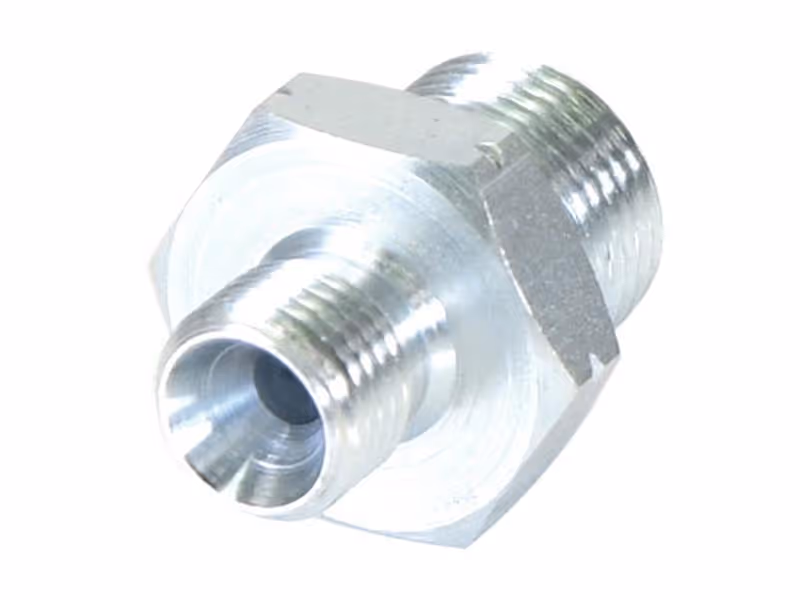 Adaptateur hydraulique M18 x 1.50 Côtes Métriques mâle x 1/4'' BSP mâle