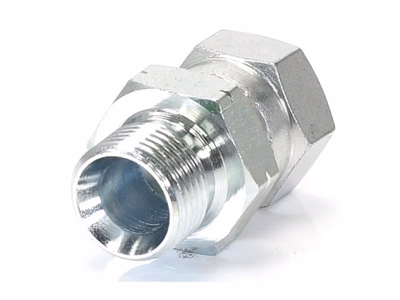Adaptateur hydraulique M18 x 1.50 Côtes Métriques mâle x 3/8'' BSP Femelle pivotante