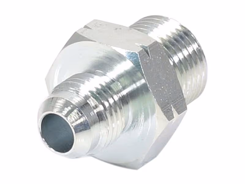 Adaptateur hydraulique M18 x 1.50 Côtes Métriques mâle x 9/16'' JIC mâle