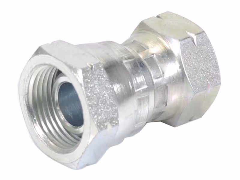Adaptateur hydraulique M18 x 1.50 Métriques Femelle pivotante x M22 x 1.50 Métriques Femelle pivotante