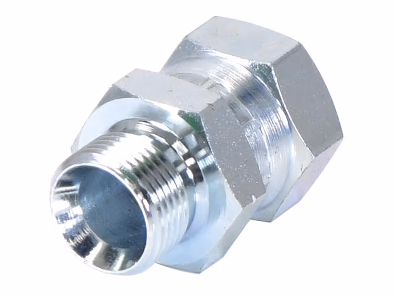 Adaptateur hydraulique M20 x 1.50 Côtes Métriques mâle x 1/2'' BSP Femelle pivotante