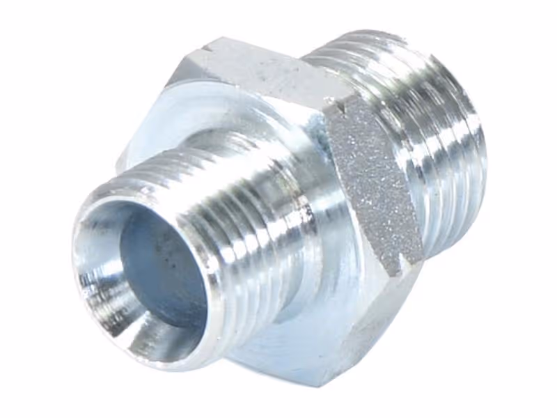 Adaptateur hydraulique M20 x 1.50 Côtes Métriques mâle x 1/2'' BSP mâle